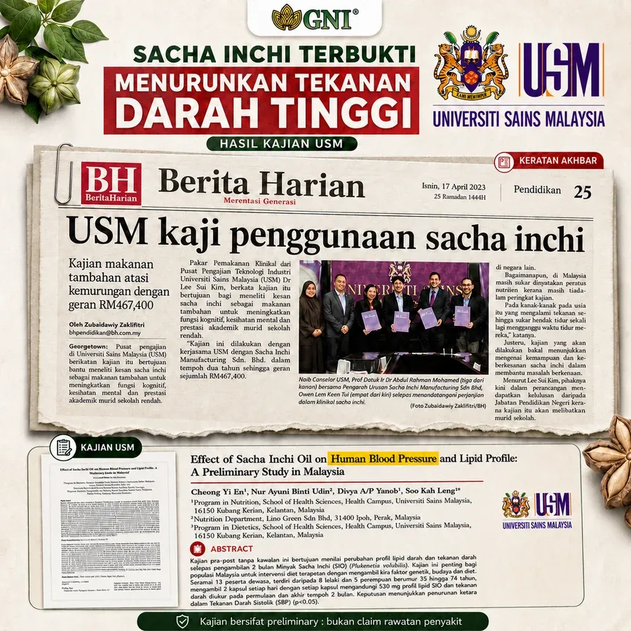 Kajian saintis Universiti Sains Malaysia