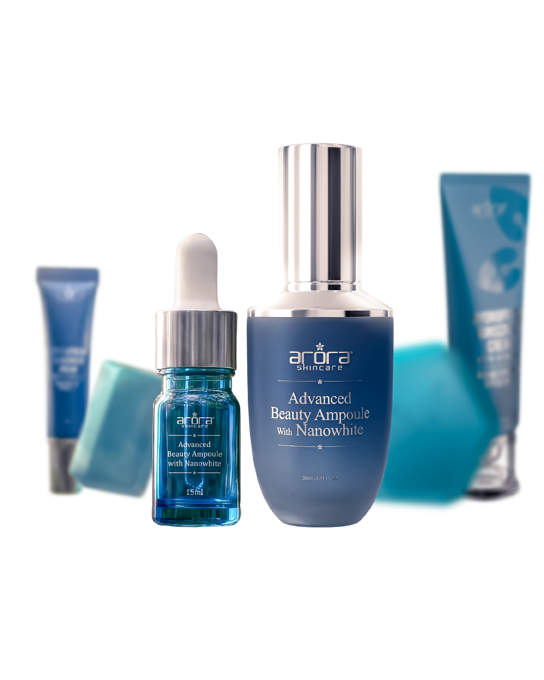 Arora Skincare Advanced Beauty Ampoule — botol dan packaging produk