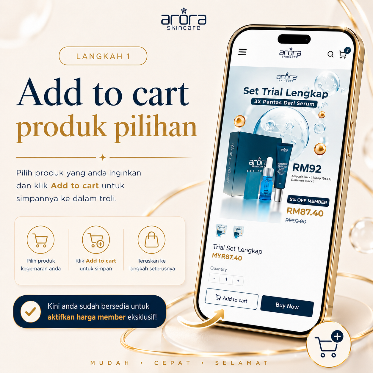 Add to Cart Produk