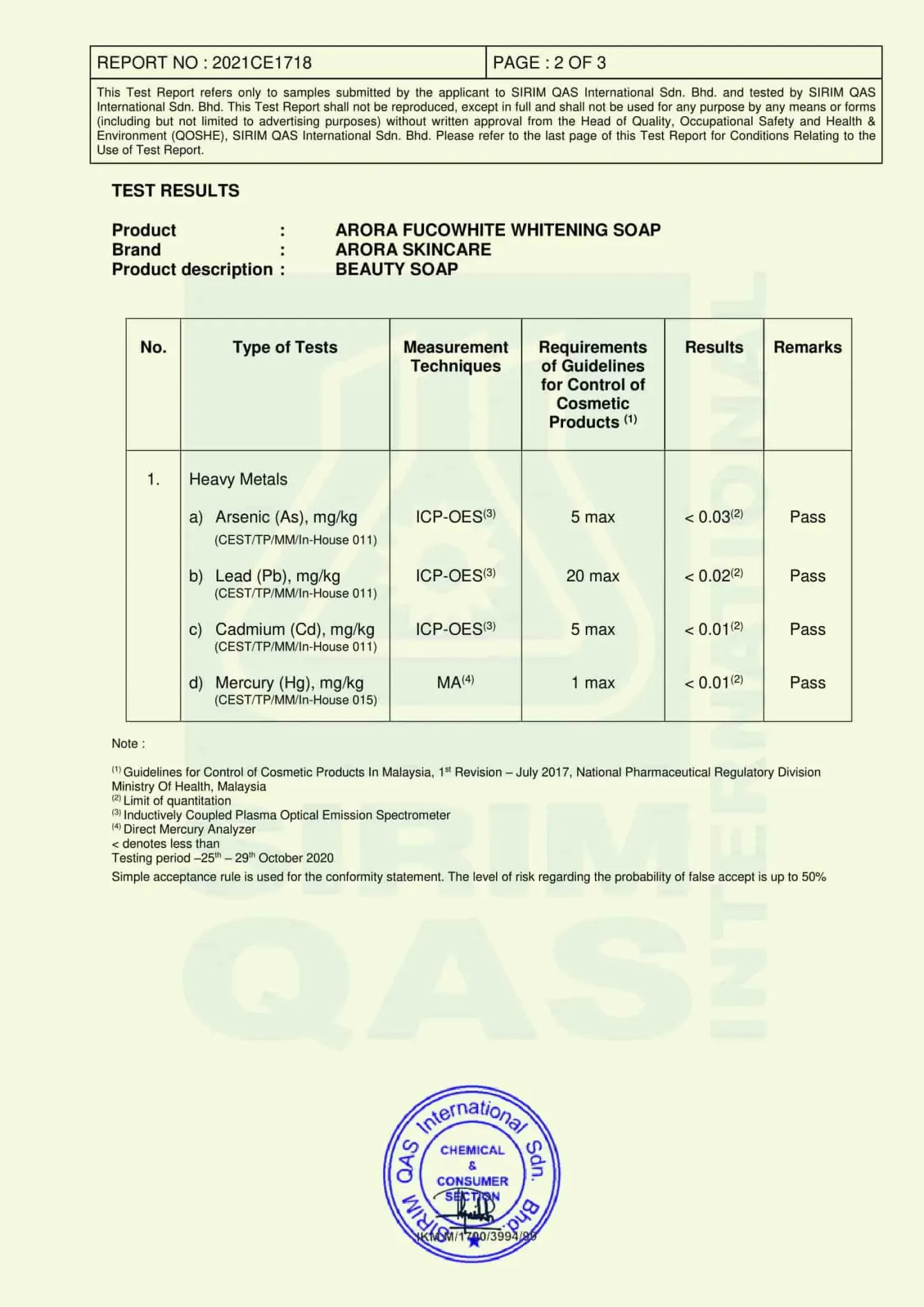 Dokumen SIRIM Arora 2