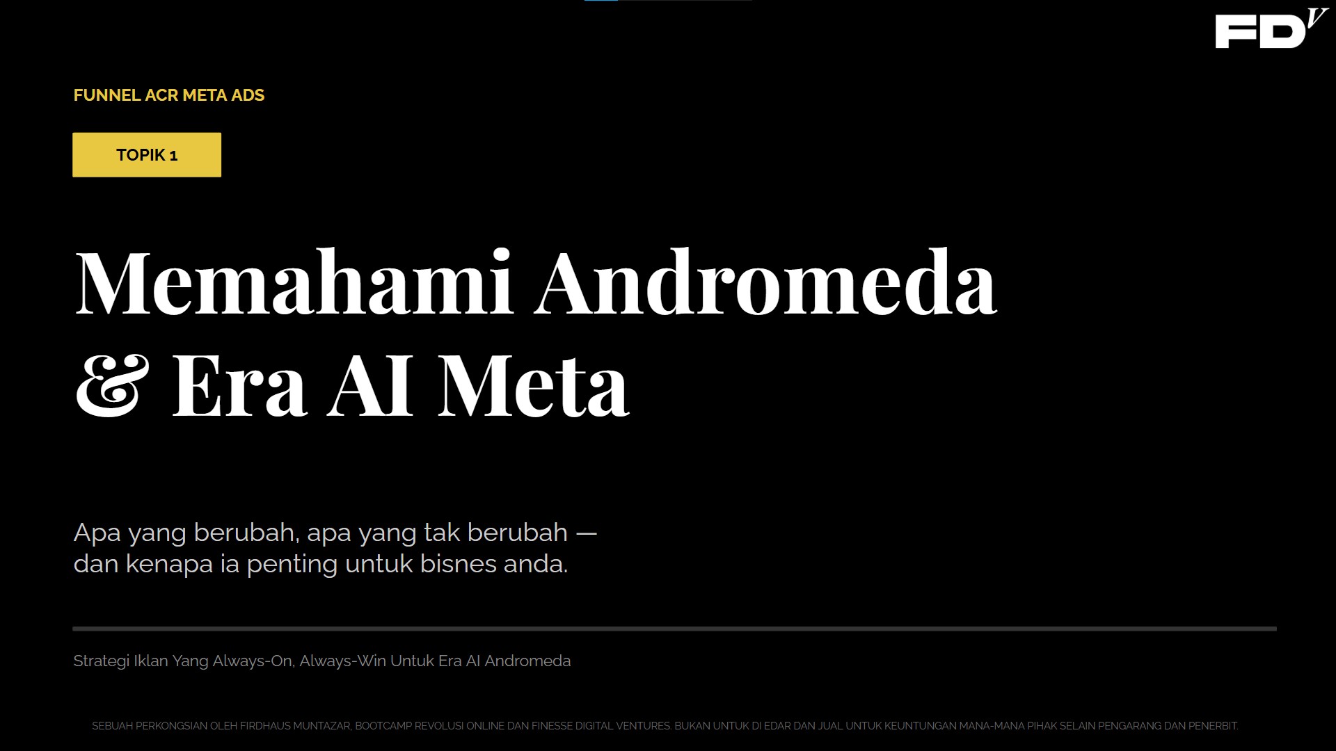 Topik 1 — Andromeda & Era AI Meta