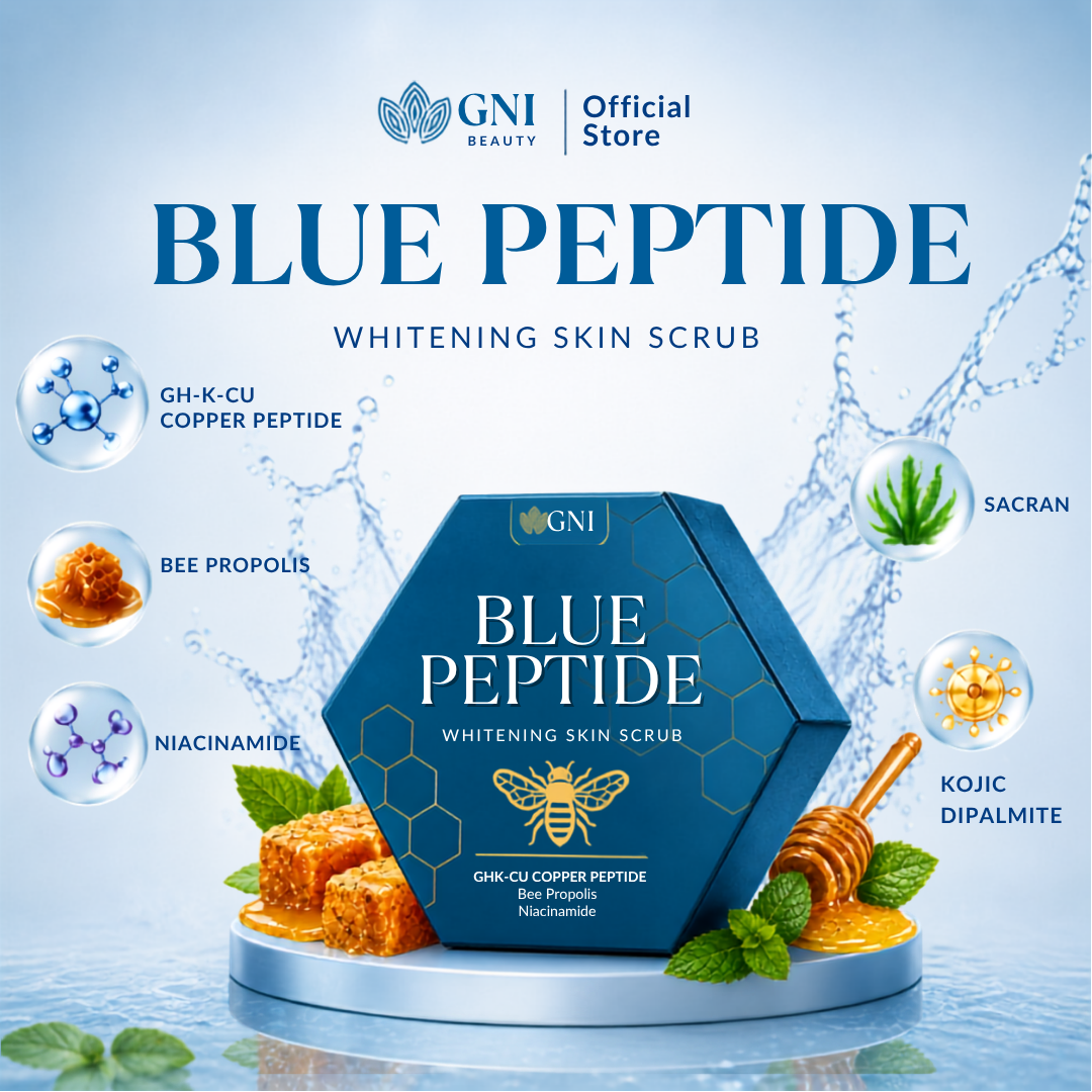 Blue Peptide Whitening Skin Scrub
