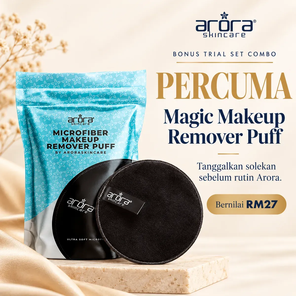 Magic Makeup Remover Puff