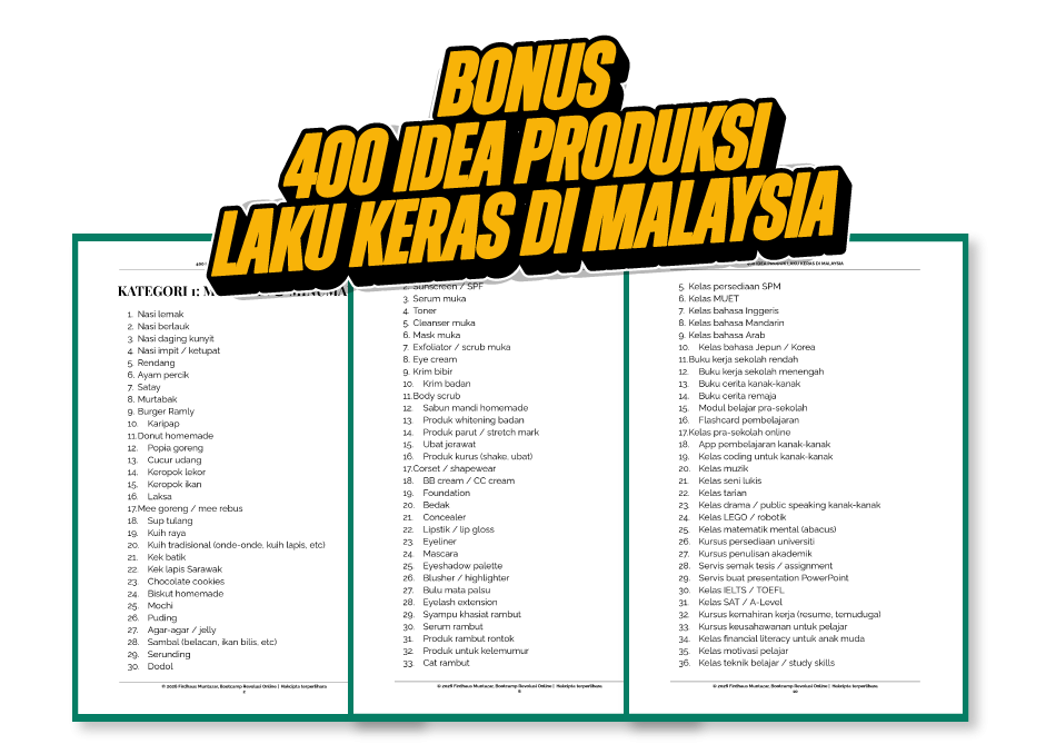 400 Idea Produk