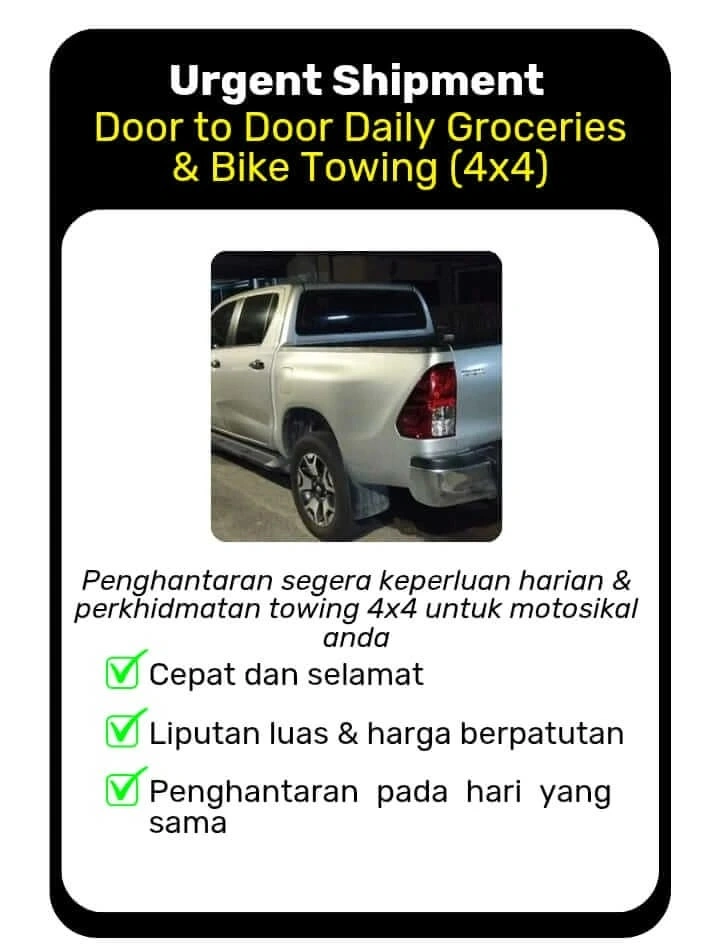 Kenderaan pacuan empat roda (4x4) Milman disewa untuk kegunaan industri & projek luar bandar