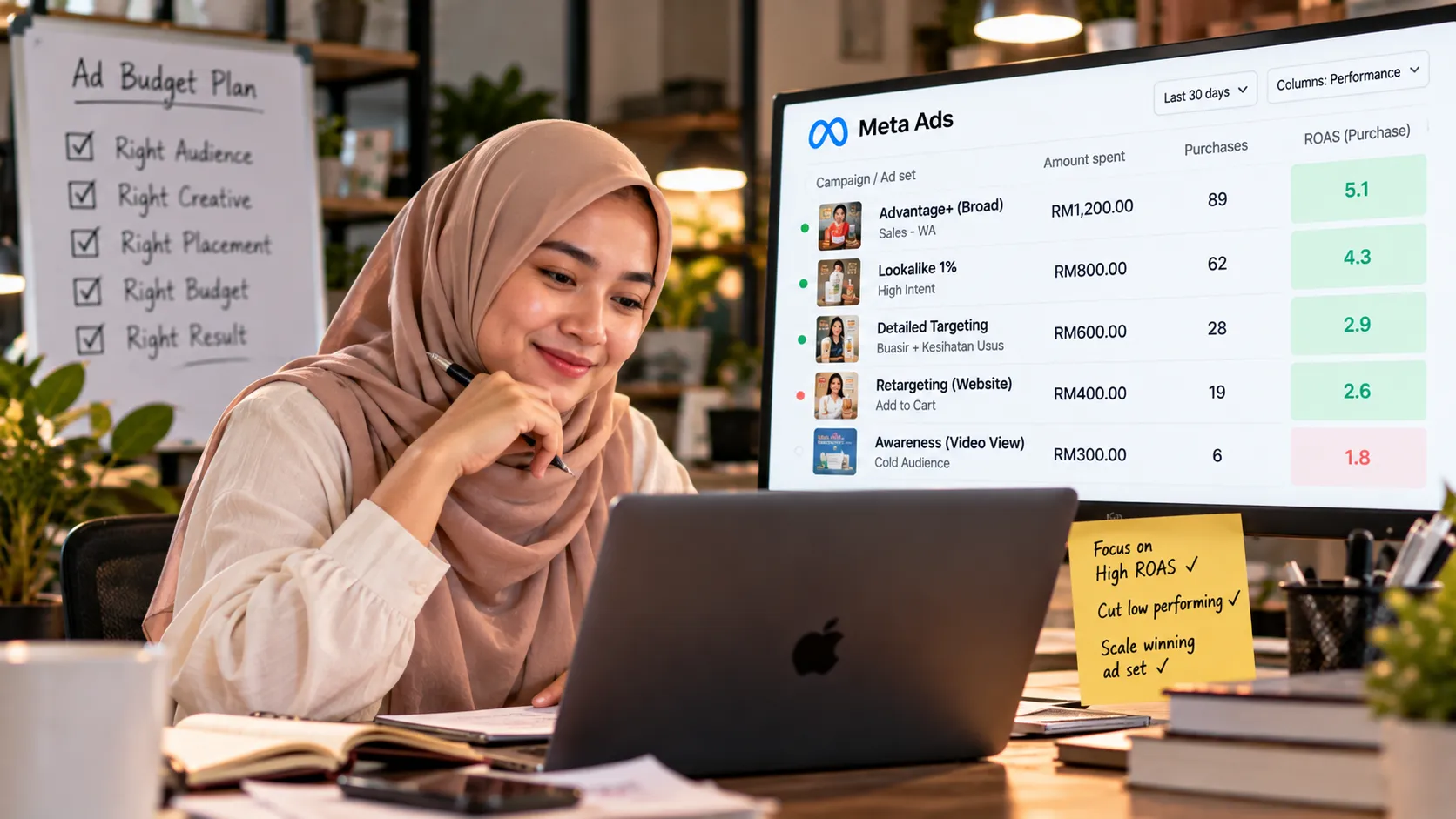 Tahu letak budget