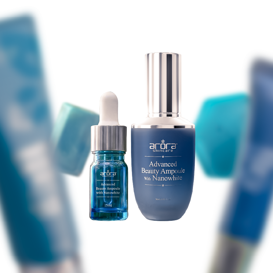 Arora Skincare Advanced Beauty Ampoule — botol dan packaging produk