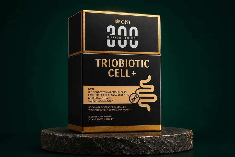 1 Kotak — 1 kotak Triobiotic Cell+ keseluruhan
