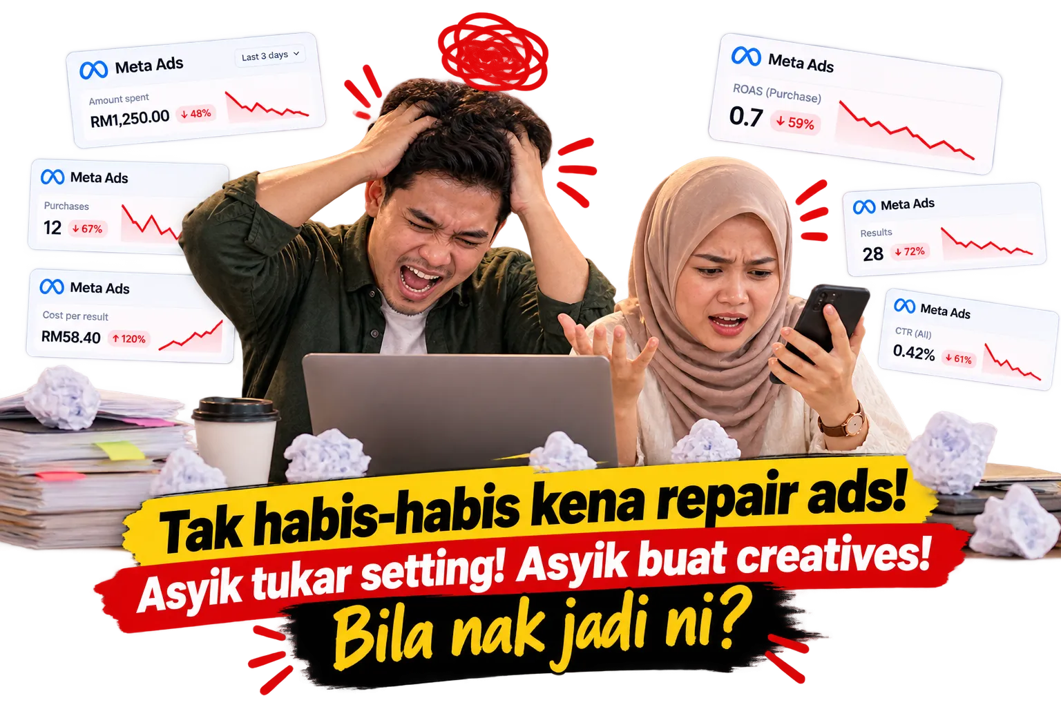 Result menjunam