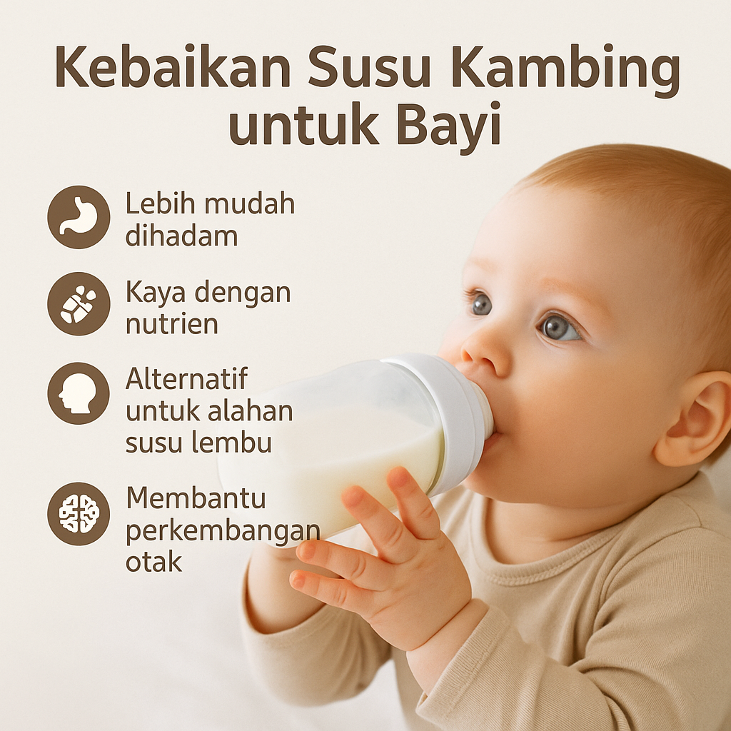 Kebaikan Susu Kambing Untuk Bayi