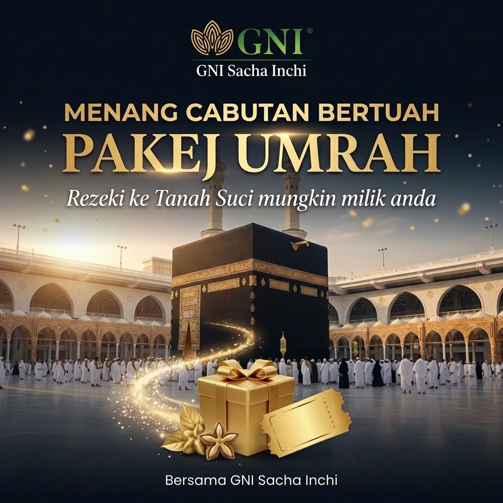 Hadiah Pakej Umrah Cabutan Bertuah GNI