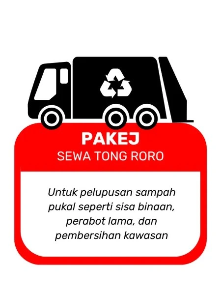 Sewa tong RORO murah untuk buangan renovation, tapak binaan & pembersihan pukal di seluruh Selangor & KL