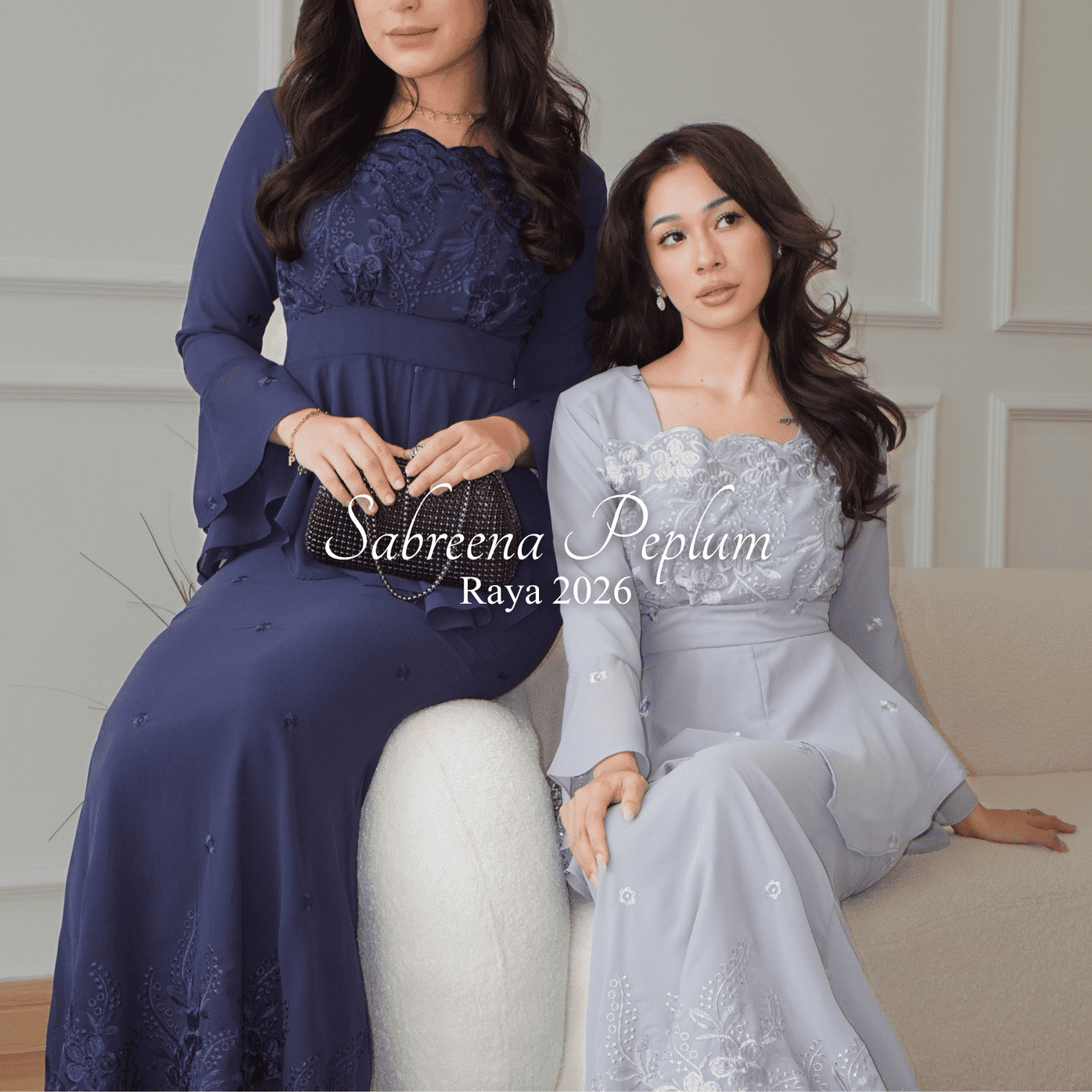 SABREENA RUFFLE PEPLUM