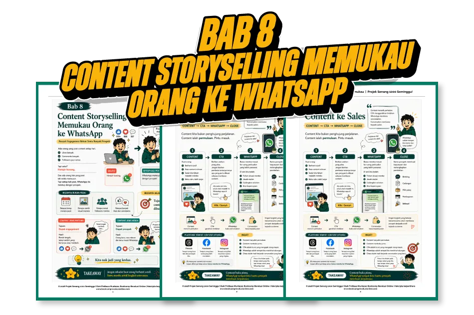 Bab 08 — Content Story Selling Memukau Orang ke WhatsApp