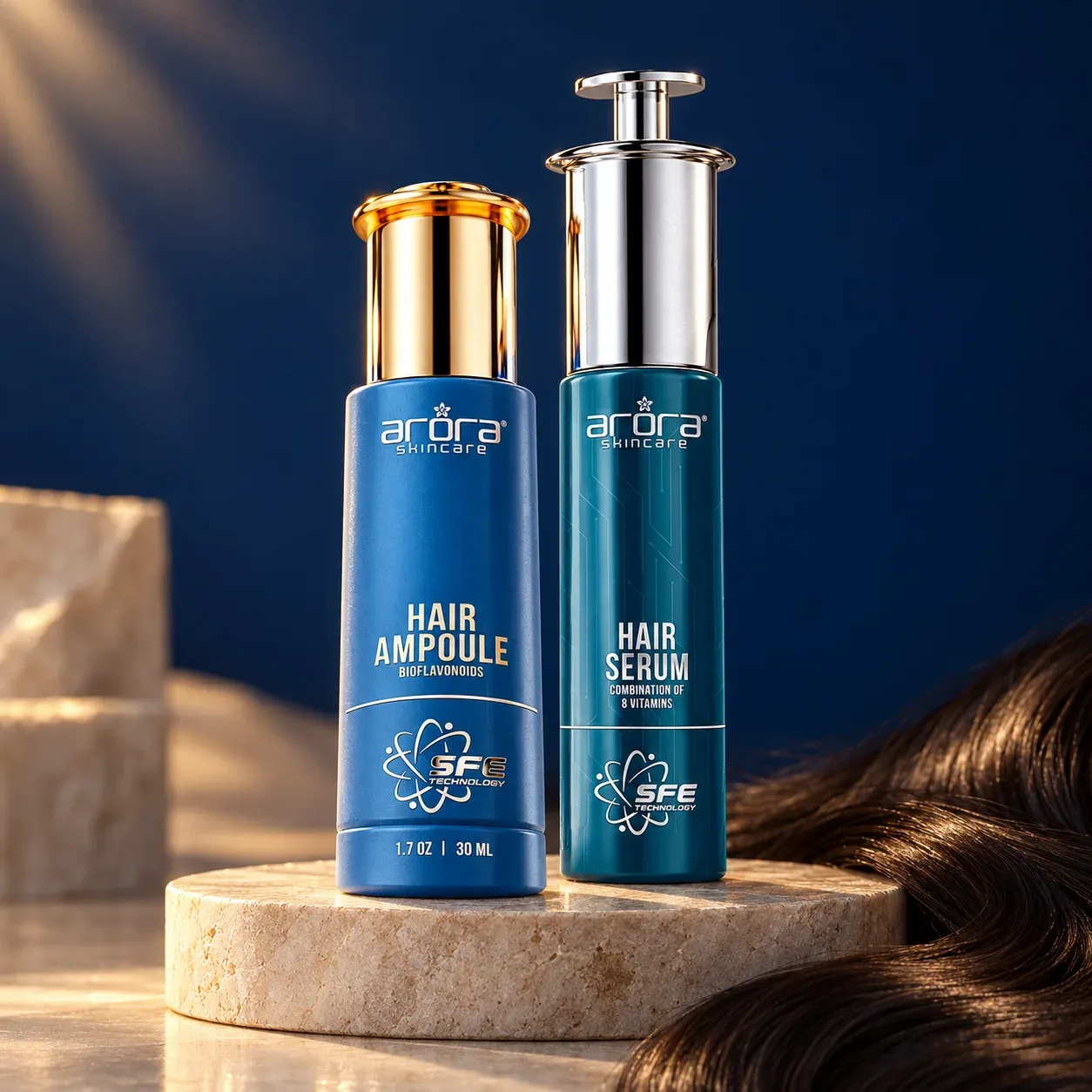 Hair Ampoule dan Hair Serum daripada Arora Skincare
