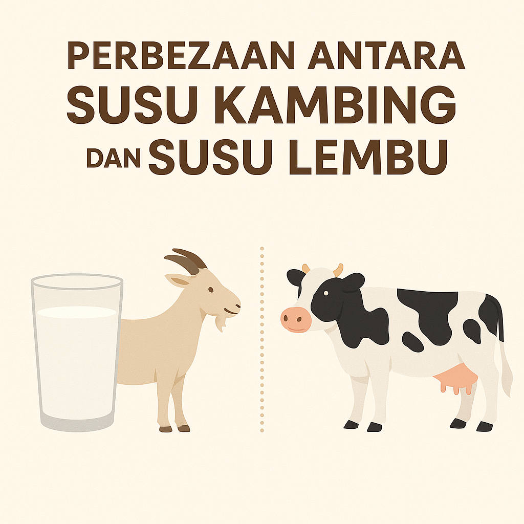 Perbezaan Antara Susu Kambing Dan Susu Lembu
