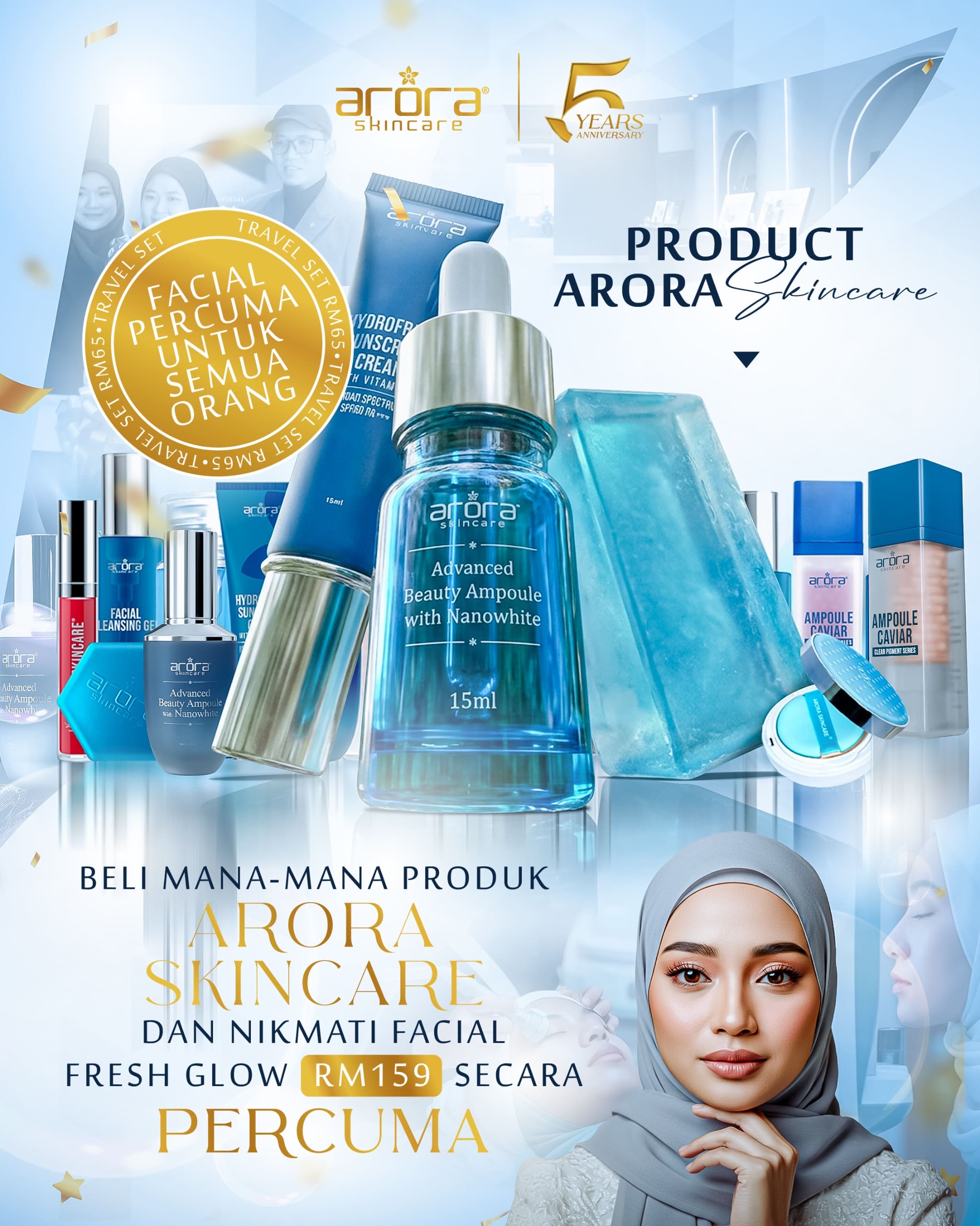 Anniversary Ke-5 Arora Skincare