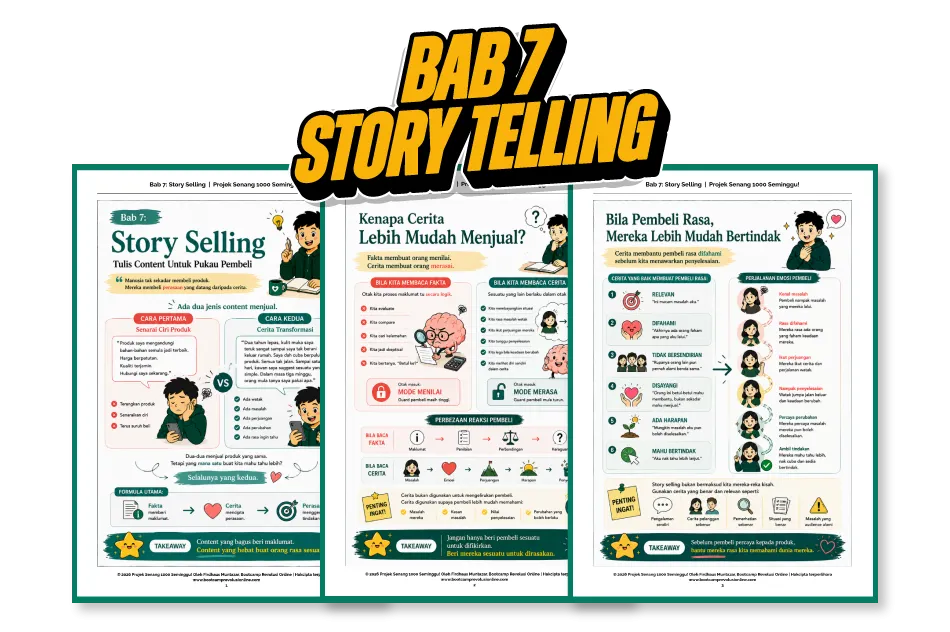 Bab 07 — Story Selling — Tulis Content Untuk Pukau Pembeli