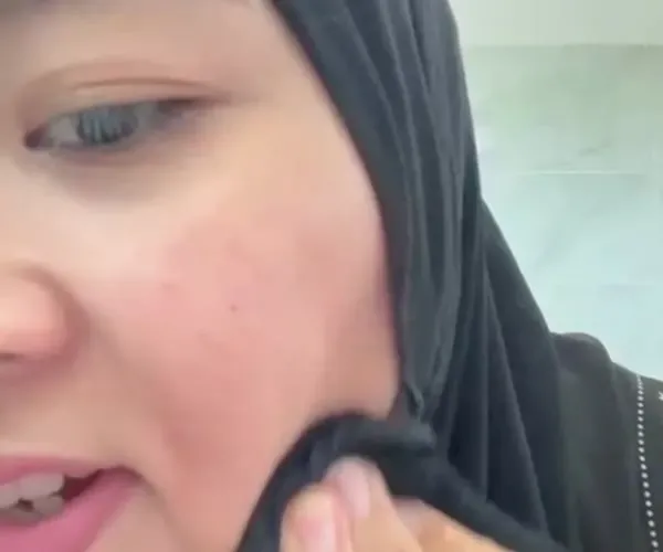 Pipi bersih selepas disapu puff