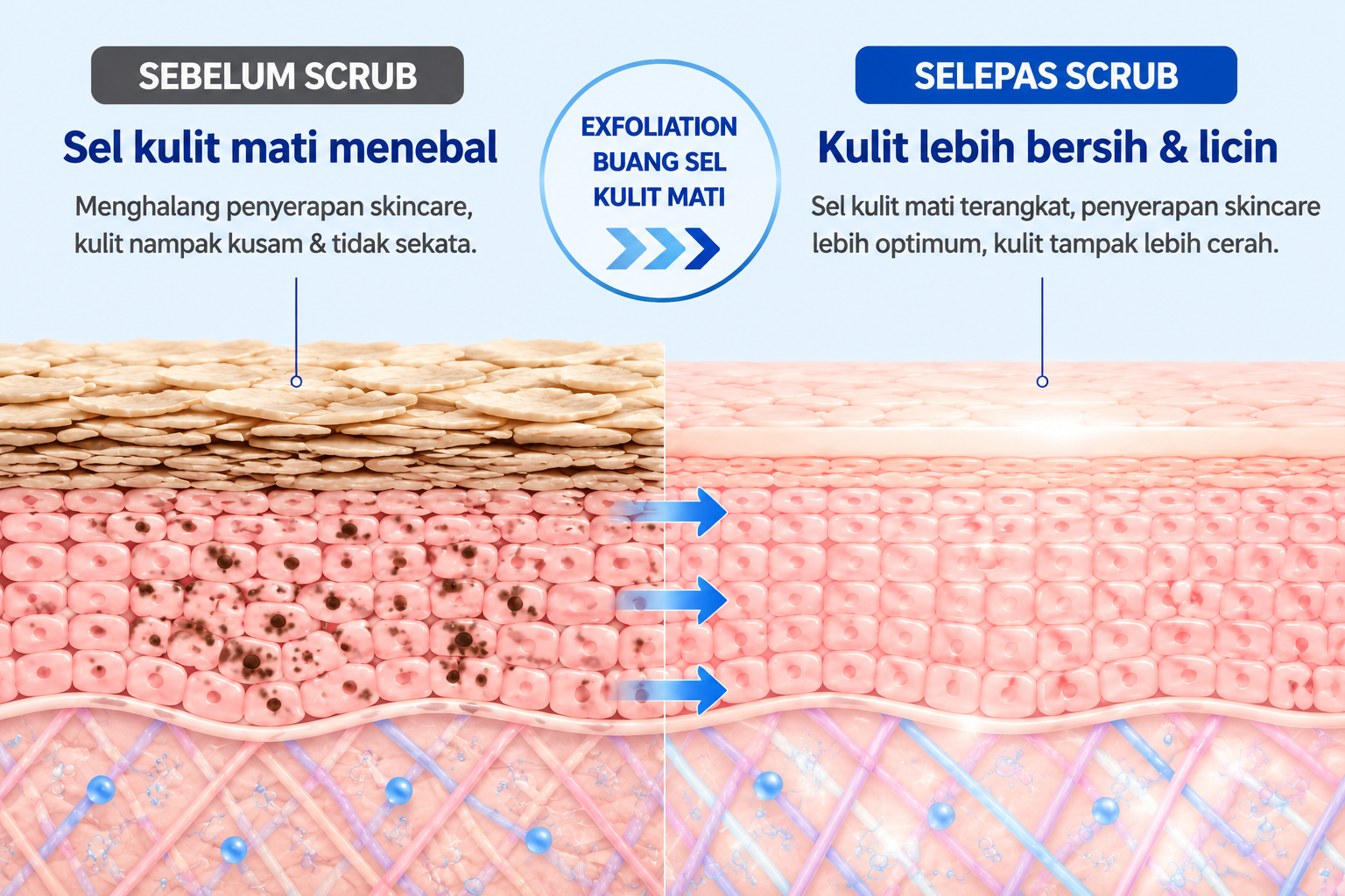 Kenapa Perlu Scrub Blue Peptide