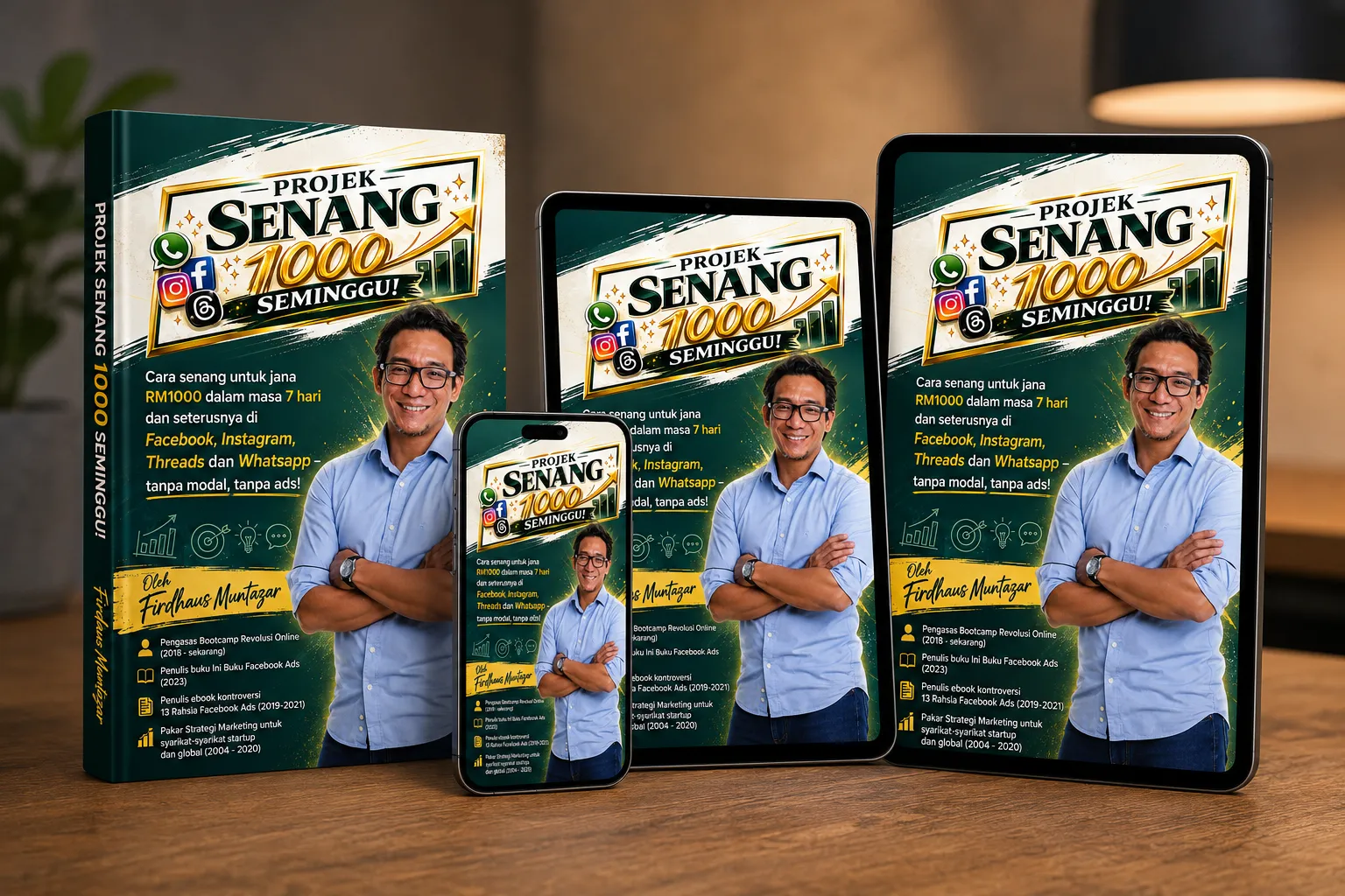Ebook Projek Senang 1000 Seminggu — dua versi dan bonus lengkap