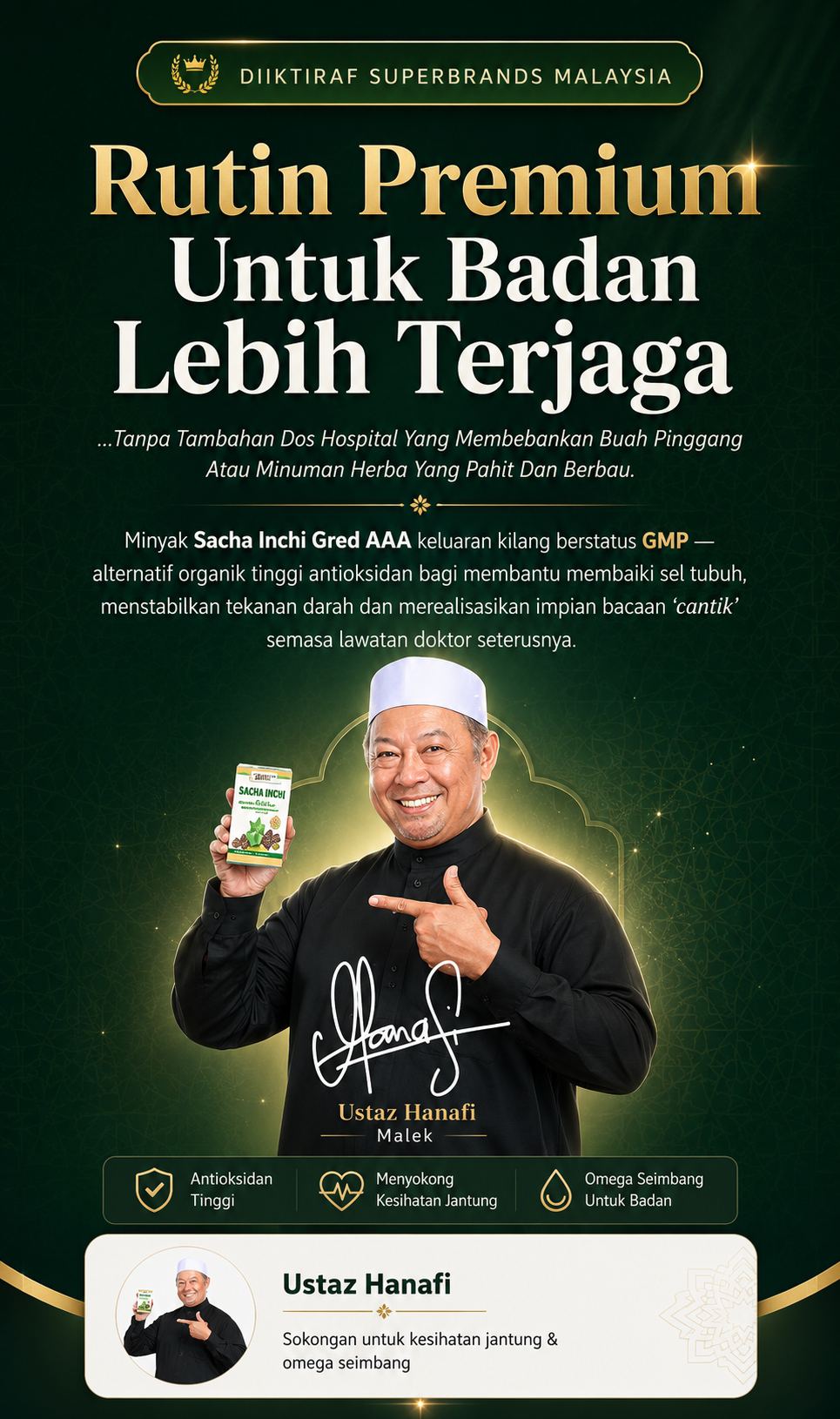 Rutin Premium Untuk Badan Lebih Terjaga