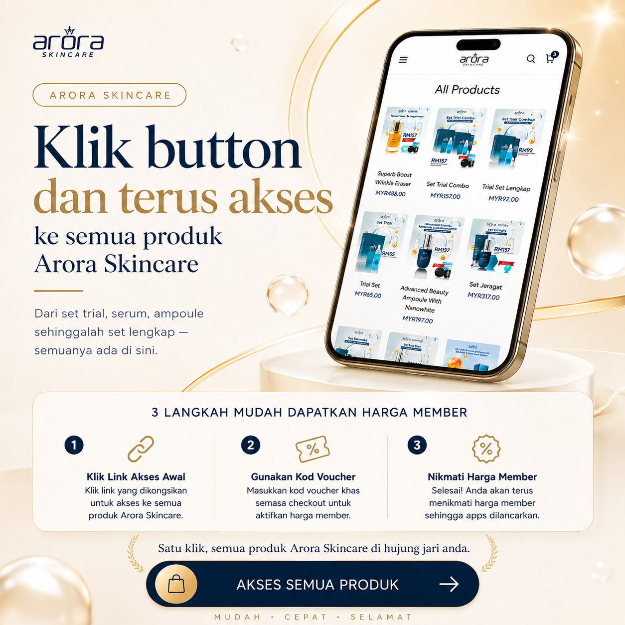 Klik Butang Eksklusif
